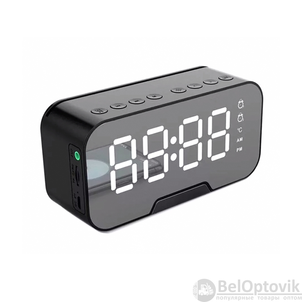 Часы-метеостанция Allora с Bluetooth колонкой функцией Hands free, черные