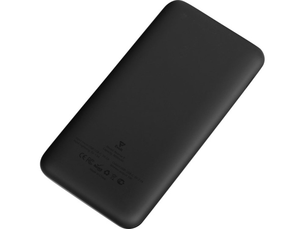 Внешний беспроводной аккумулятор с подсветкой лого «Reserve X», 8000 mAh, Цвет черный