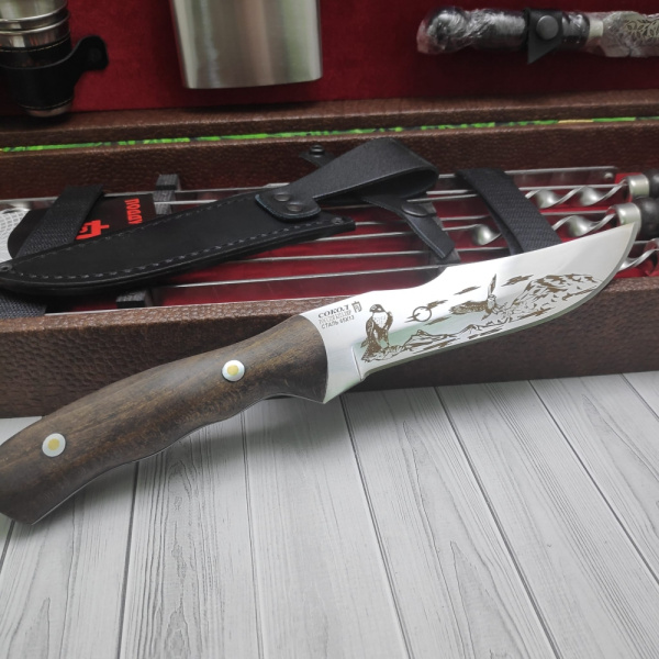 Набор для шашлыка и гриля в чемодане Царский №7 Кизляр России, 19 предметов