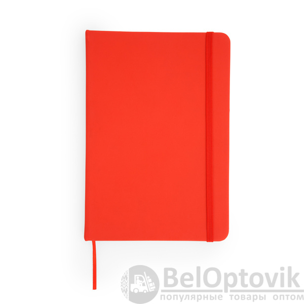 Блокнот A6 CORAL в твёрдом переплёте, КРАСНЫЙ