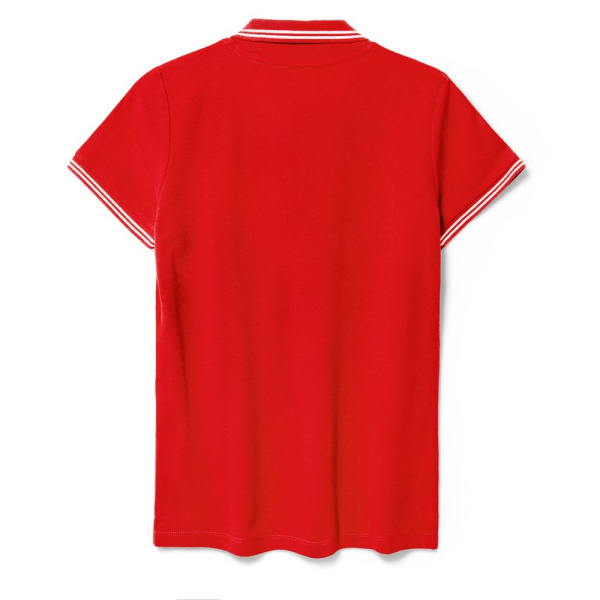 Рубашка поло женская Virma Stripes Lady, красная, S–XXL