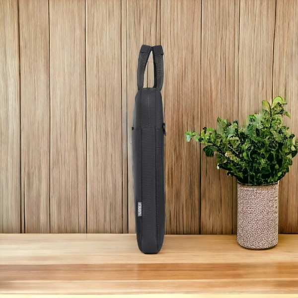 Сумка для ноутбука 15.6" Smartish MLB-1048, черная / Крепление для чемодана, материал подкладки фланелет, утолщенные стенки