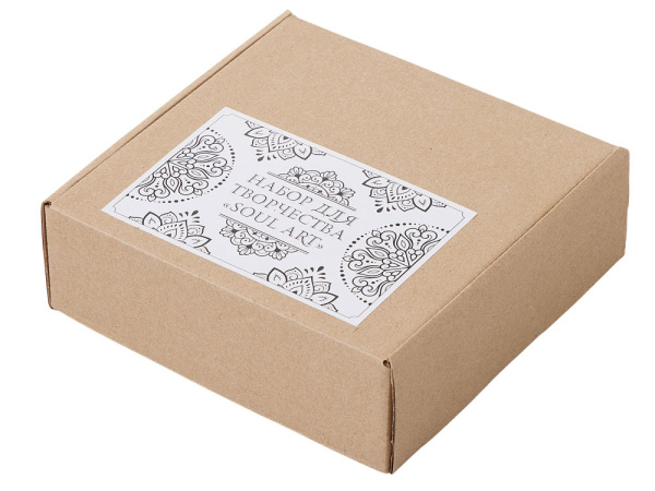 Набор для творчества мандалы из гипса «Soul Art», Цвет белый