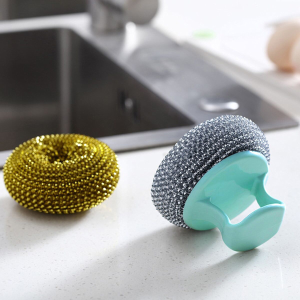 Мочалка скрабер (сетка) с держателем You'll LOVE удобная