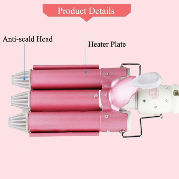 Тройная плойка для создания волн Kemei 926