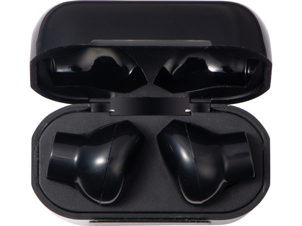 Беспроводные наушники TWS c подсветкой лого «Twinkles», Цвет черный
