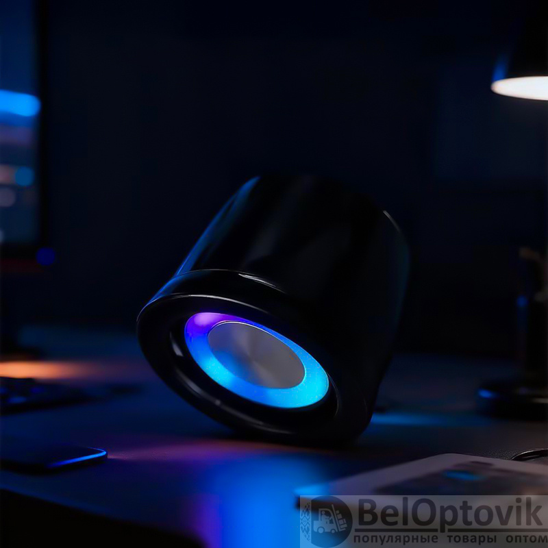 Магнитная беспроводная Bluetooth колонка-подставка Wave 5W, черная