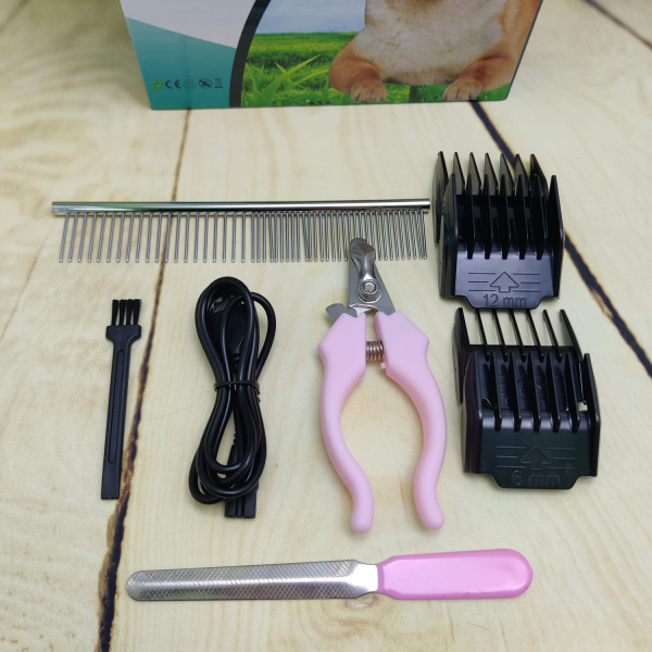 Машинка электрическая  (грумер)для стрижки животных PET Grooming Hair Clipper kit