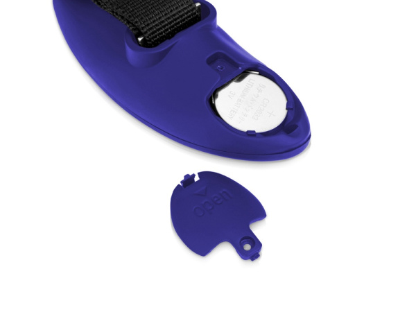 Багажные весы с покрытием soft-touch «Gravity», Цвет синий