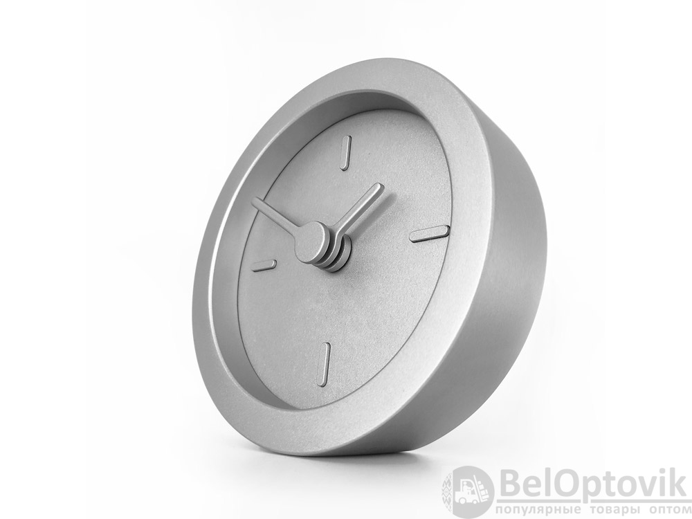 Часы настольные Bronco «Sparky» XXS, Цвет серебристый