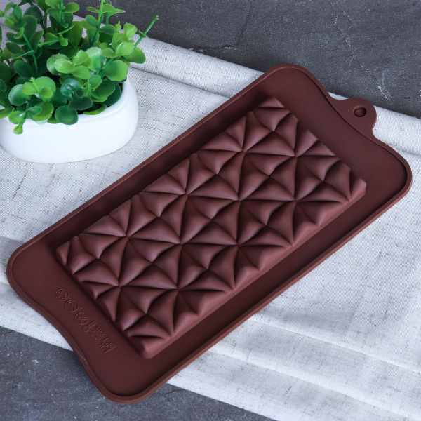 Форма для шоколада силиконовая / HL-145 /уп 300/ 21*10,3*1 см/ 0,04