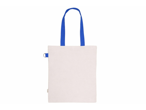 Сумка для покупок «Topiс» из переработанных материалов, Цвет натуральный/синий