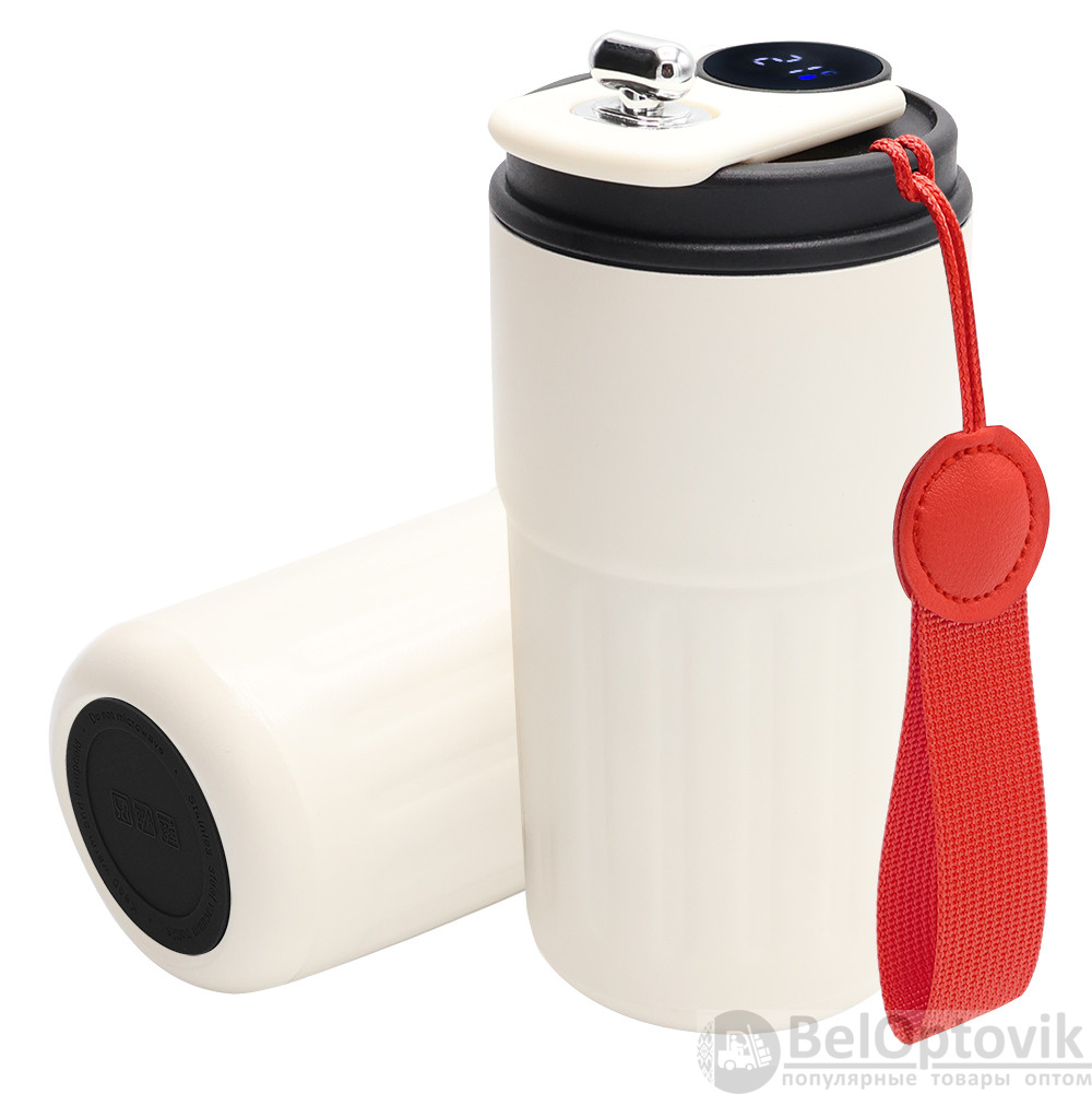 Термокружка Ashly To Go, белая/красная/чёрная