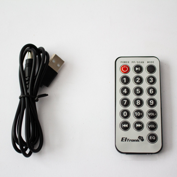 Портативная bluetooth колонка  Eltronic DANCE BOX 200 Watts арт. 20-41 с LED-подсветкой  и  RGB светомузыкой, пультом дистанционного управления