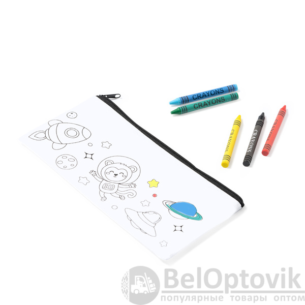 Пенал детский SOLAZ, белый