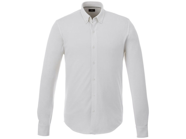 Рубашка «Bigelow» мужская с длинным рукавом, Размер L, Цвет белый