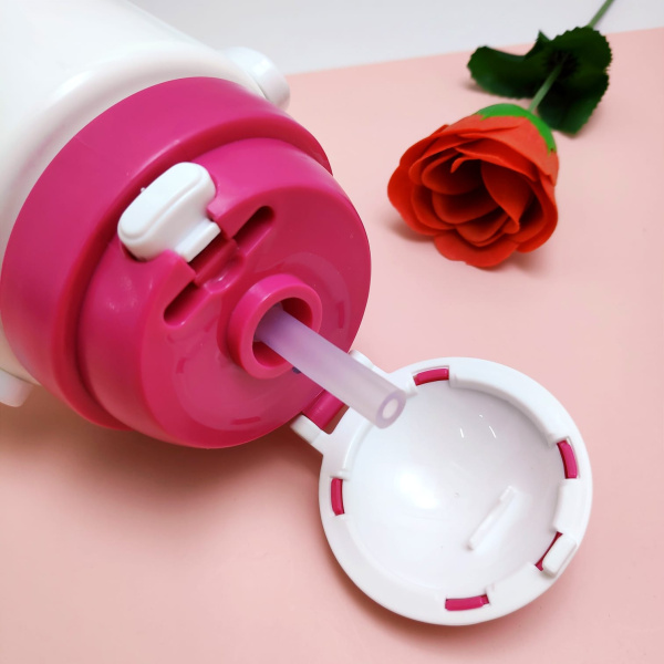 Термобутылка для горячих и холодных напитков серия  Мать и дитя с ремешком, 300 мл, 3+