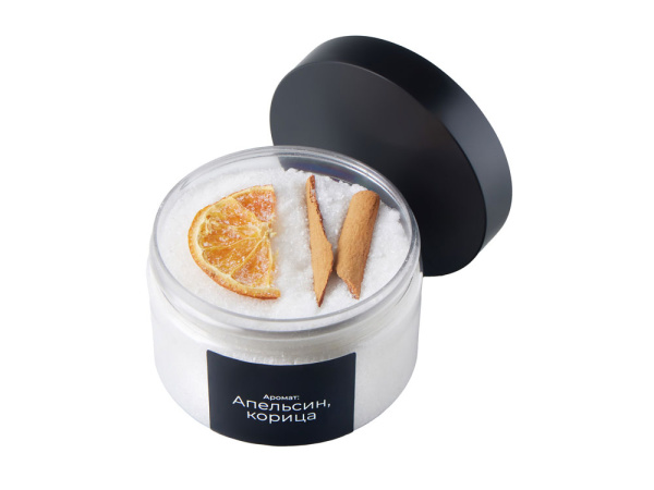 Магниевая соль для ванны с апельсином и корицей «Solora», Цвет белый