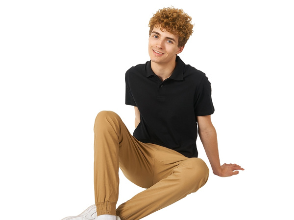 Рубашка поло «Laguna» мужская, Размер XS, Цвет черный