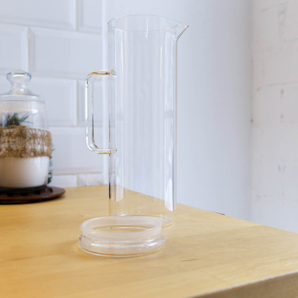 Кувшин 1400 мл стеклянный / LCTP265 /уп 40/ Стеклянная крышка