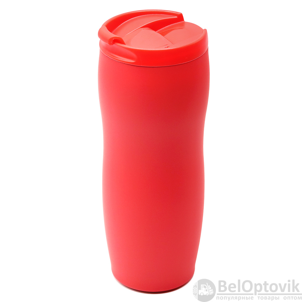 Термокружка с двойной стенкой Softex, красная