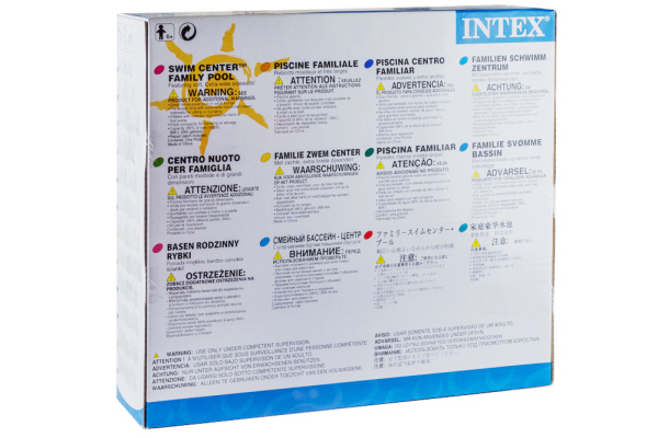 Надувной детский бассейн "Family" 305x183x56см Intex