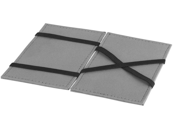 Бумажник «Adventurer» с защитой от RFID считывания, Цвет серый/черный
