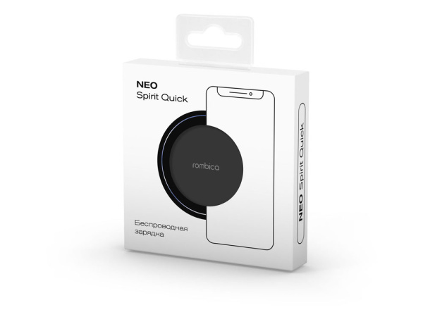 Беспроводное зарядное устройство «NEO Spirit Quick», Цвет черный