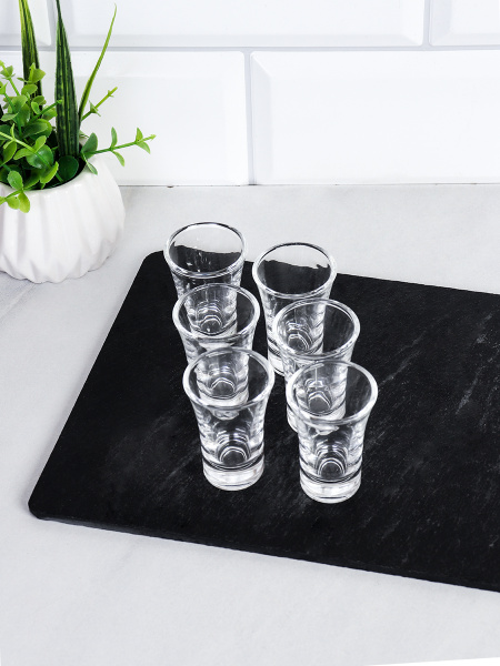 Стопка 6 штук 19 мл Круг / HY1002 /уп 48/