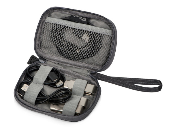 Органайзер для проводов «Keep Organized S», Цвет темно-серый