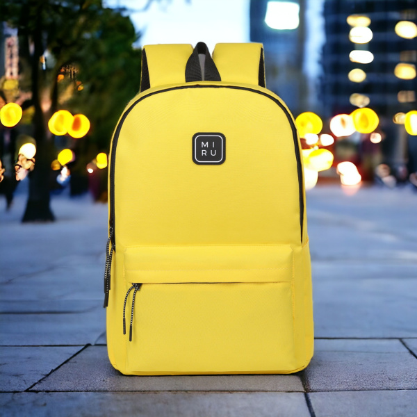 Рюкзак для ноутбука City Extra Backpack 15,6", желтый / Удобный органайзер для ручек, телефона, планшета или ноутбука