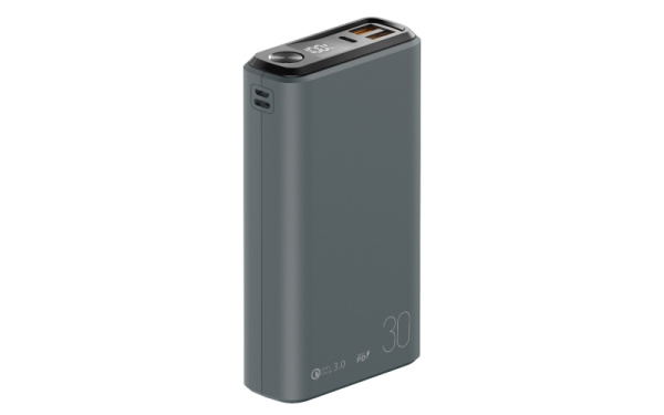 Внешний АКБ QS-30, 30000mAh, space-gray, OLMIO