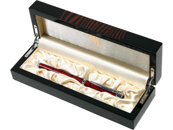 Ручка-роллер, Цвет красный/черный/серебристый