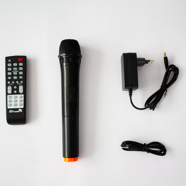 Напольная колонка Eltronic DANCE BOX 300 Watts  арт. 20-10 с беспроводным микрофоном и RGB светомузыкой