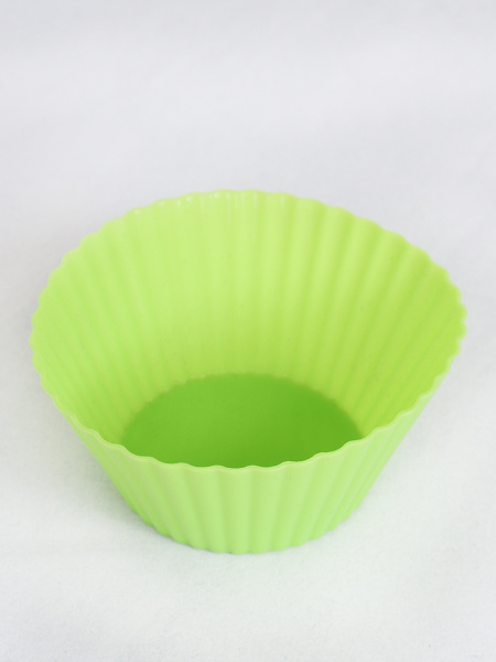 Форма для выпечки силиконовая для кексов 7х3 см / GF-627 /уп 10/2000/ зеленая