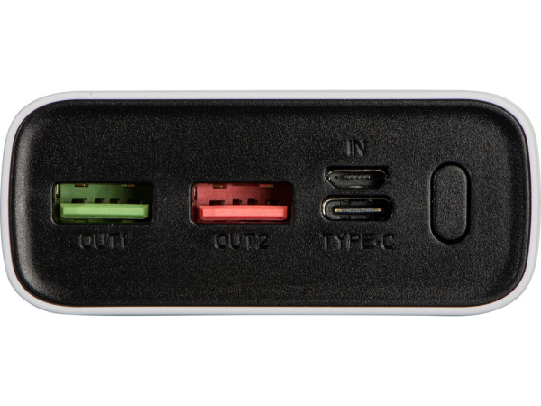 Портативный внешний аккумулятор «FAST», 20000 mAh, Цвет белый