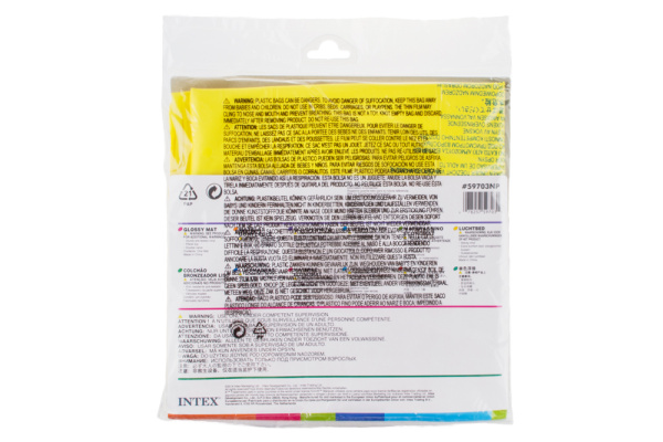 Надувной пляжный матрас "Economats" 183х69см Intex