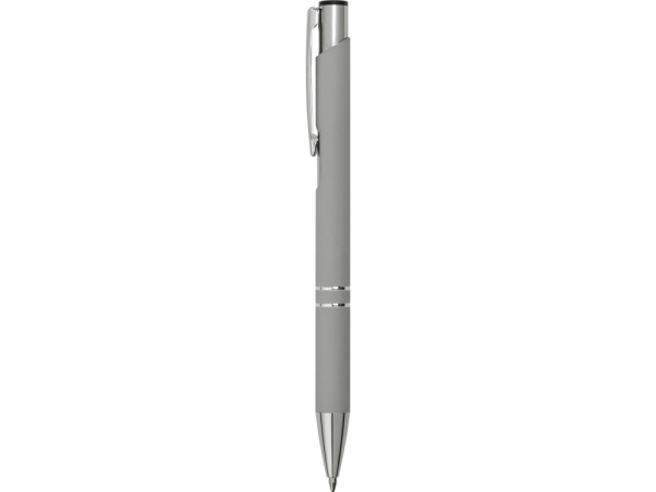 Ручка металлическая шариковая «C1» soft-touch, Цвет серый