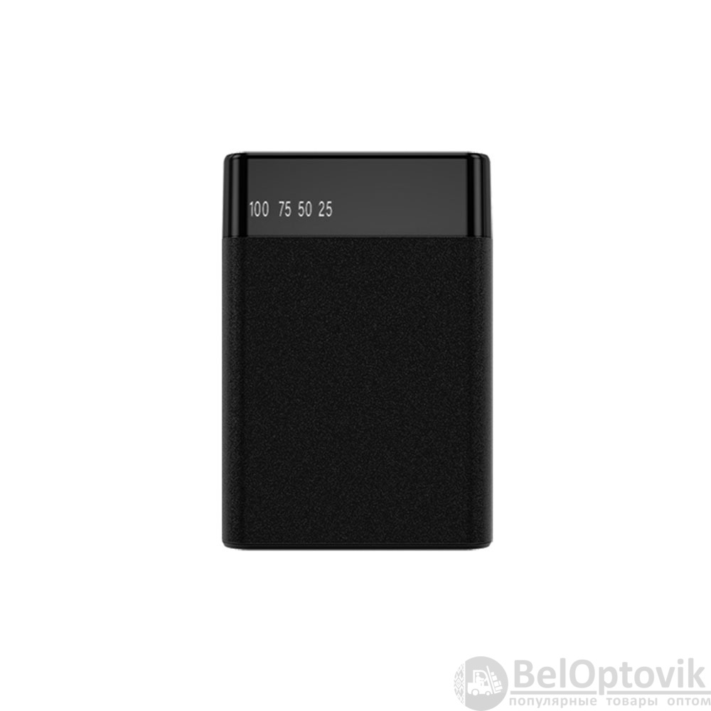 Внешний аккумулятор в металлическом корпусе Apria, 10000 mAh, черный