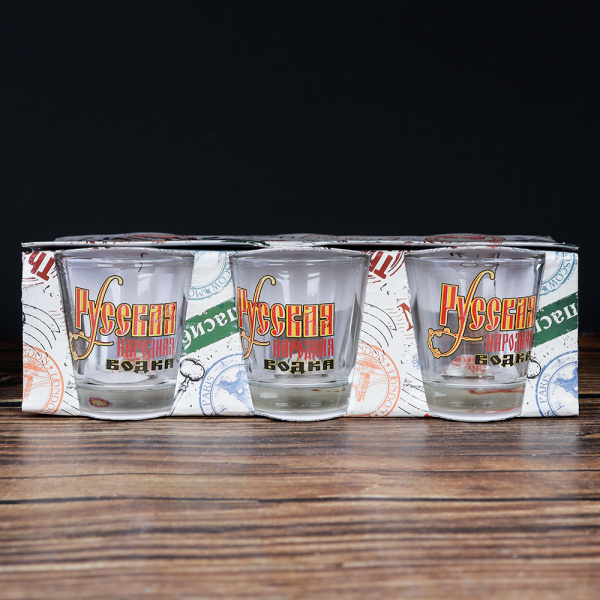 Стопка 6 штук 50 мл Водка /уп 18/