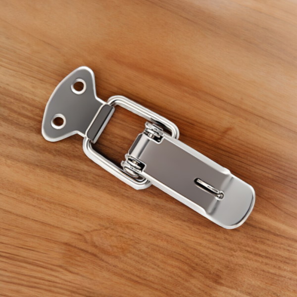 Замок-защелка под пломбу 128*41,3 мм., Никель / Удобный и надежный