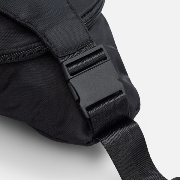 Спортивный кросс-боди рюкзак Bagventure, черный, 30х22x10 см