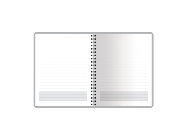 Ежедневник недатированный А5 «Torino», Цвет серый