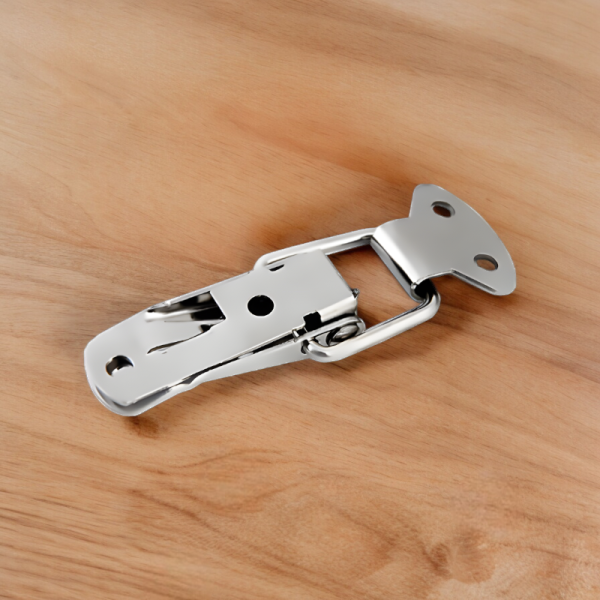 Замок-защелка под пломбу 128*41,3 мм., Никель / Удобный и надежный