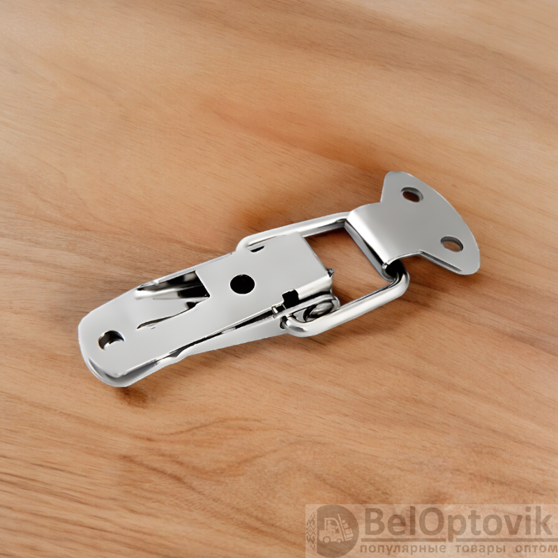 Замок-защелка под пломбу 128*41,3 мм., Никель / Удобный и надежный