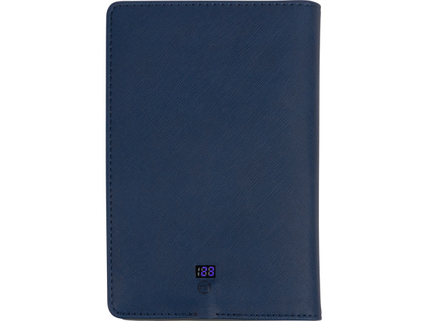 Органайзер с функцией беспроводной зарядки «Manner», 5000 mAh, Цвет темно-синий