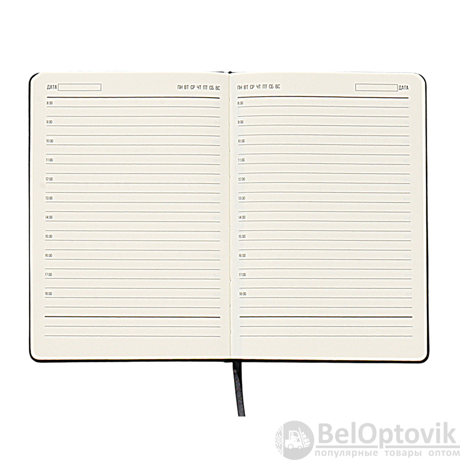Ежедневник A5 недатированный Dear в твёрдом переплёте, чёрный