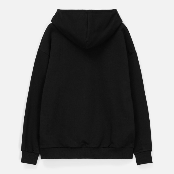 Толстовка унисекс оверсайз Sartoro, черная, размер 3XL/4XL