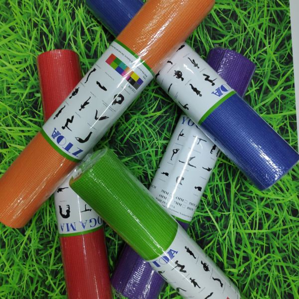 Коврик для йоги (аэробики) YOGAM ZTOA 173х61х0.3 см Оранжевый