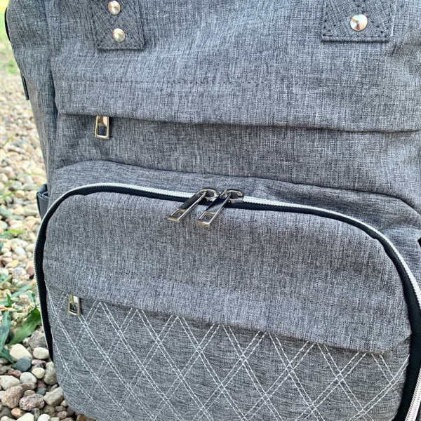 Сумка-рюкзак на коляску №1 "Premium Class" для мамы и ребёнка с непромокаемым отделением